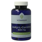 Vitakruid Acetyl-L-Carnitine 500mg 90 Vegetarische capsules