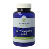 Vitakruid B-Complex Actief met L-Taurine 90.00 Vegetarische capsules