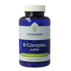 Vitakruid B-Complex Actief met L-Taurine 90.00 Vegetarische capsules