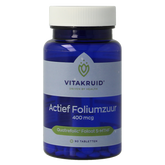Vitakruid Actief Foliumzuur Quatrefolic 5-MTHF 400 mcg 90 Tabletten