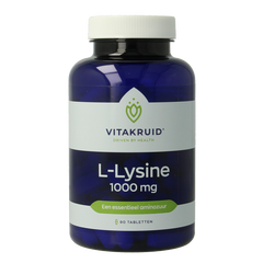 Vitakruid L-Lysine 1000mg met vitamine C 90 Tabletten
