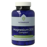 Vitakruid Magnesium 200 Complex Tauraat Malaat Bisglycinaat 90.00 Tabletten