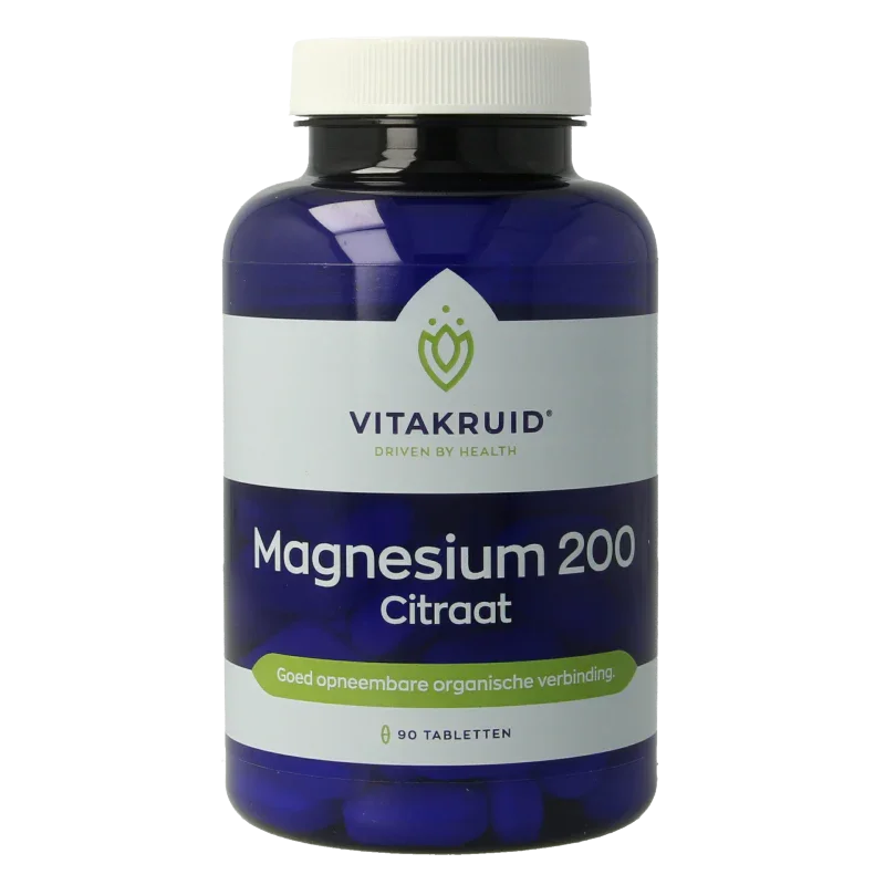 Vitakruid Magnesium 200 citraat 90 Tabletten