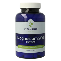 Vitakruid Magnesium 200 citraat 90 Tabletten