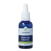 Vitakruid Vitamine D3 & K2 (MenaQ7) met druppelpipet 30 Milliliter