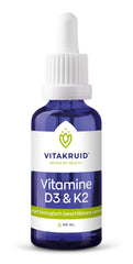 Vitakruid Vitamine D3 & K2 (MenaQ7) met druppelpipet 30 Milliliter