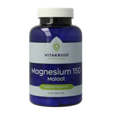 Vitakruid Magnesium 150 Malaat met Vitamine B6 (P-5-P) 90 Tabletten