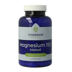 Vitakruid Magnesium 150 Malaat met Vitamine B6 (P-5-P) 90 Tabletten