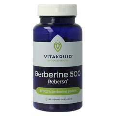 Vitakruid Berberine 500 Rebersa 97-102% berberine zouten 60.00 Vegetarische capsules
