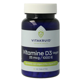 Vitakruid Vitamine D3 Vegan 25 mcg / 1000 IE 120 Tabletten