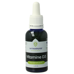 Vitakruid Vitamine D3 druppels 5 mcg / 200 IE per druppel 30.00 Milliliter