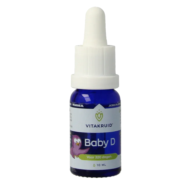 Vitakruid Vitamine D baby druppels 10 Milliliter