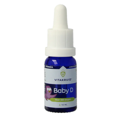 Vitakruid Vitamine D baby druppels 10 Milliliter