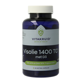 Vitakruid Visolie 1400 TG Triglyceriden met D3 60.00 Softgels