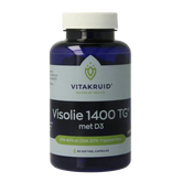 Vitakruid Visolie 1400 TG Triglyceriden met D3 60 Softgels