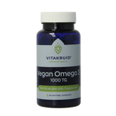 Vitakruid Vegan omega 3 1000 triglyceriden 300 DHA 100 EPA 60 Softgels
