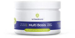Vitakruid Multi Basis Vegan poeder met natuurlijke vormen 163 Gram