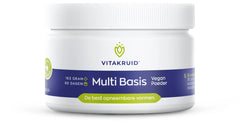 Vitakruid Multi Basis Vegan poeder met natuurlijke vormen 163 Gram