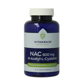 Vitakruid NAC 600 mg N-Acetyl-L-Cysteine 90 Vegetarische capsules