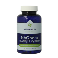 Vitakruid NAC 600 mg N-Acetyl-L-Cysteine 90.00 Vegetarische capsules