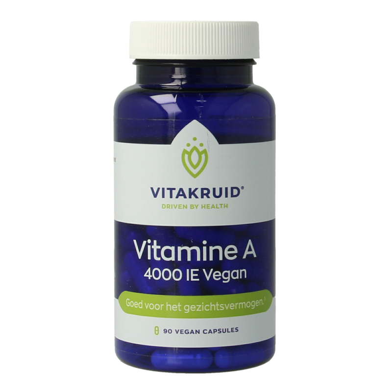 Vitakruid Vitamine A Retinol Acetaat 4000 IE Vegan 90 Vegetarische capsules