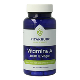 Vitakruid Vitamine A Retinol Acetaat 4000 IE Vegan 90.00 Vegetarische capsules