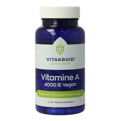 Vitakruid Vitamine A Retinol Acetaat 4000 IE Vegan 90 Vegetarische capsules