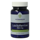 Vitakruid Lactoferrine 150 mg minimaal 95% puur + Vitamine C 60 Vegetarische capsules