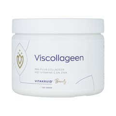 Vitakruid Viscollageen 99% puur collageen vitamine C & zink 130.00 Gram