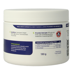 Vitakruid Viscollageen 99% puur collageen vitamine C & zink 130 Gram