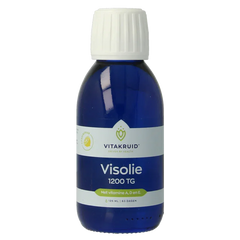 Vitakruid Visolie 1200 Vloeibaar Triglyceriden met A, D & E 125 Milliliter