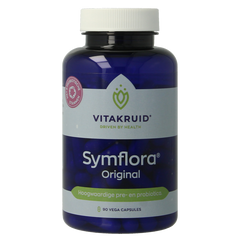 Vitakruid Symflora Original Pre- en Probiotica 8 stammen 90 Vegetarische capsules