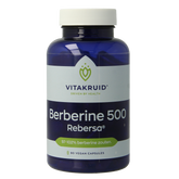 Vitakruid Berberine 500 Rebersa 97-102% berberine zouten 90 Vegetarische capsules