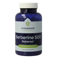 Vitakruid Berberine 500 Rebersa 97-102% berberine zouten 90 Vegetarische capsules