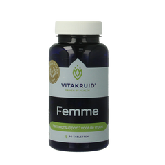 Vitakruid Femme Hormoonsupport oa Maca & Saffraan 90.00 Tabletten