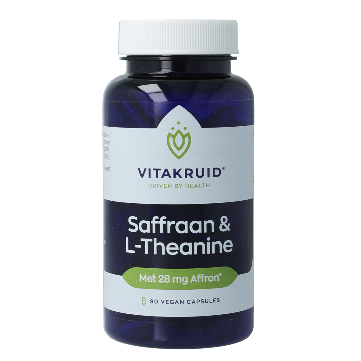 Vitakruid Saffraan 28mg (Affron) & L-Theanine 90.00 Vegetarische capsules