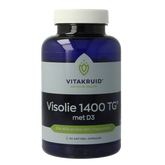 Vitakruid Visolie 1400 TG Triglyceriden met D3 90 Softgels
