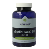 Vitakruid Visolie 1400 TG Triglyceriden met D3 90 Softgels