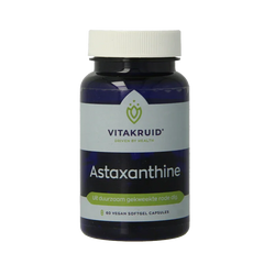 Vitakruid Astaxanthine Astapure 4mg duurzaam gekweekte alg 60 Vegetarische capsules