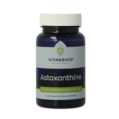 Vitakruid Astaxanthine Astapure 4mg duurzaam gekweekte alg 60.00 Vegetarische capsules