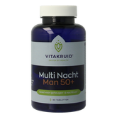 Vitakruid Multi Nacht Man 50+ 100% Vegan 90.00 Tabletten