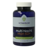 Vitakruid Multi Nacht Man 50+ 100% Vegan 90 Tabletten