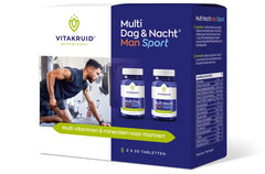 Vitakruid Multi Dag & Nacht Man Sport 100% Vegan 2 x 30 60.00 Tabletten