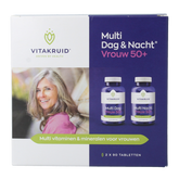 Vitakruid Multi Dag & Nacht Vrouw 50+ 2 x 90 180 Tabletten