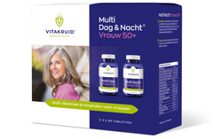 Vitakruid Multi Dag & Nacht Vrouw 50+ 2 x 90 180 Tabletten