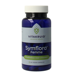 Vitakruid Symflora Femme Probiotica voor vrouwen 90.00 Vegetarische capsules