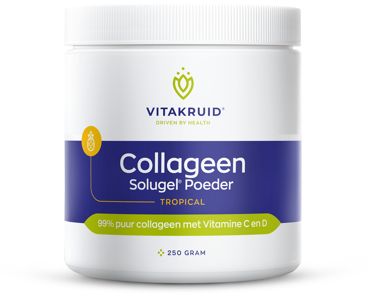 Vitakruid Collageen Solugel poeder met vitamine C & D Tropic 273.00 Gram