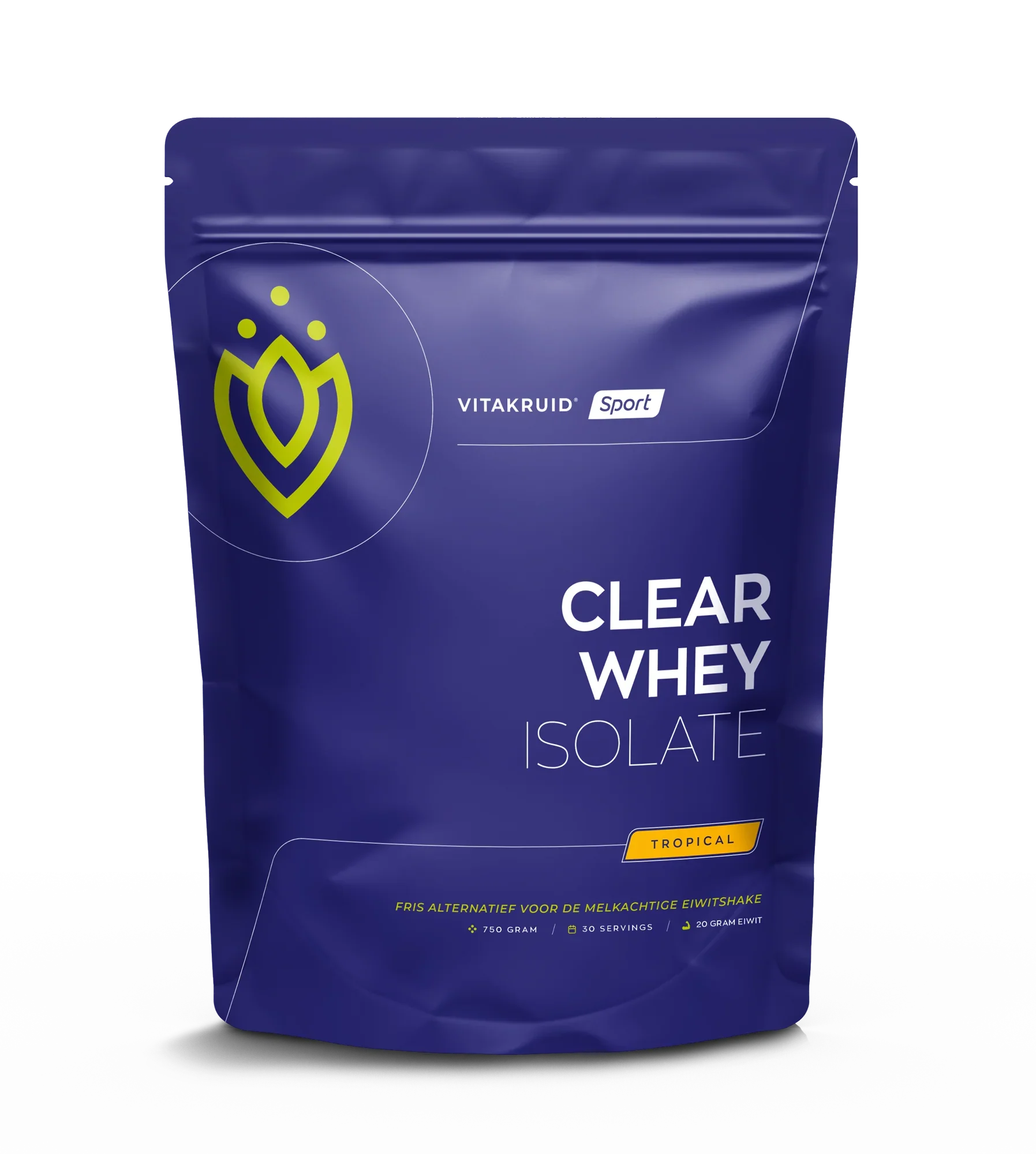 Vitakruid Clear whey isolate tropical 750 Gram