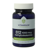 Vitakruid B12 1000 mcg Actief Methylcobalamine 180 Smelttabletten