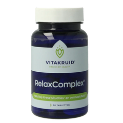Vitakruid RelaxComplex oa Magnesium Tauraat & Vitamine D3 30 Tabletten